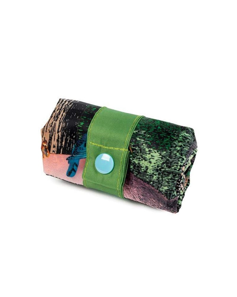 LOQI Artist Kristjana S Williams Interiors Black Forest Reusable Shopping Bag - Image 3